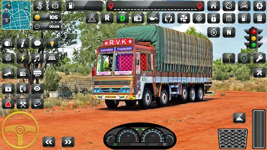 Play Realistic High Graphics Indian Larry Truck Driving 3D - Vevlu